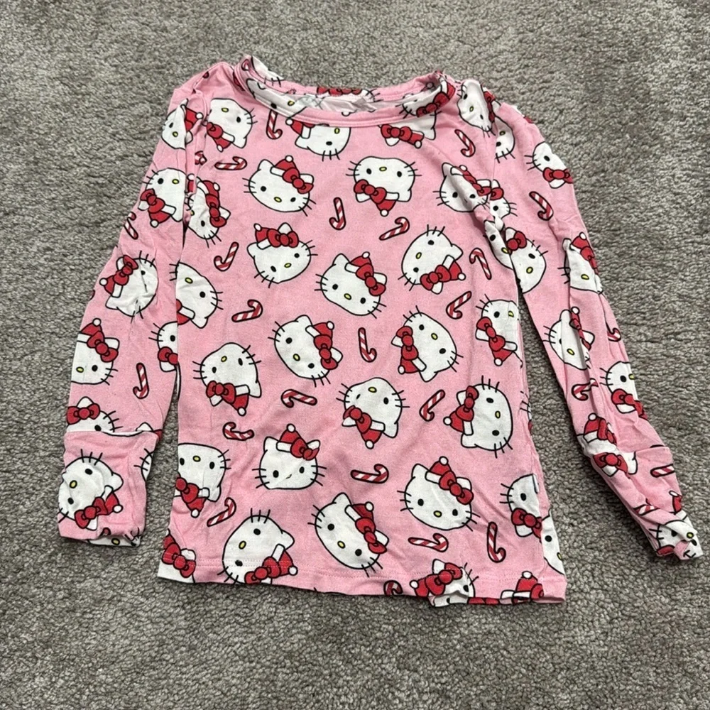 Posh Peanut Hello Kitty Candy Cane Pajamas
